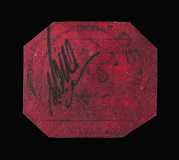 Fabled British Guiana 1c stamp 